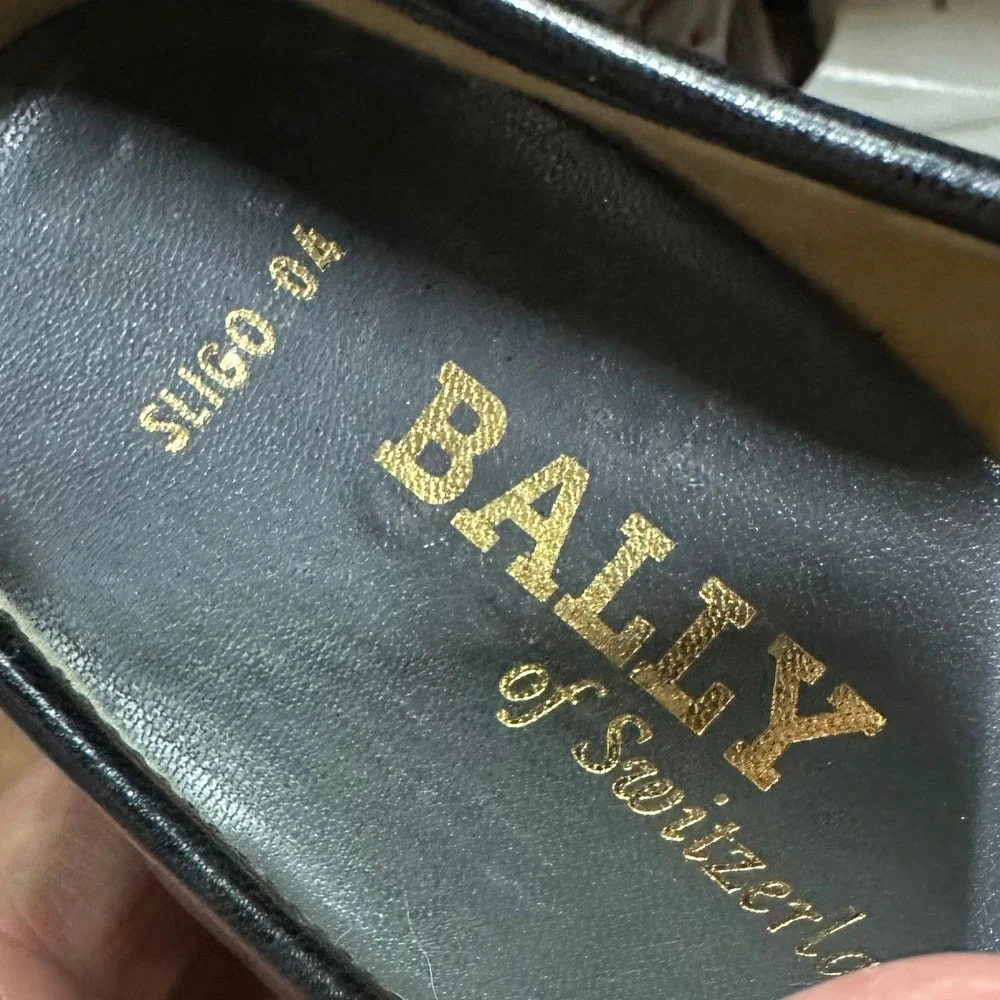 Bally of Switzerland Continentals Sligo Black Leather Loafers Mens 9N 518599